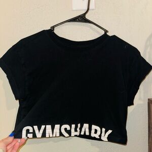 Gymshark Black Cropped T-Shirt
